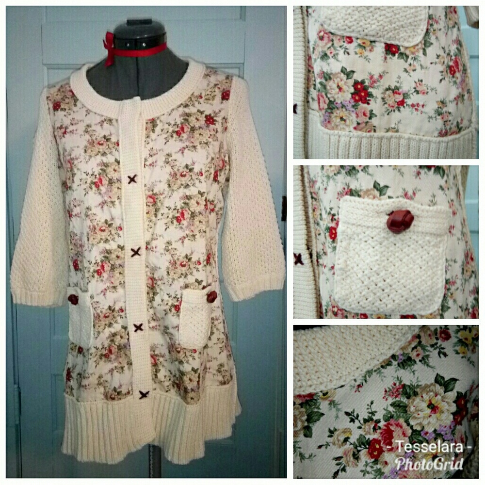 Anthro HWR cardigan sz M